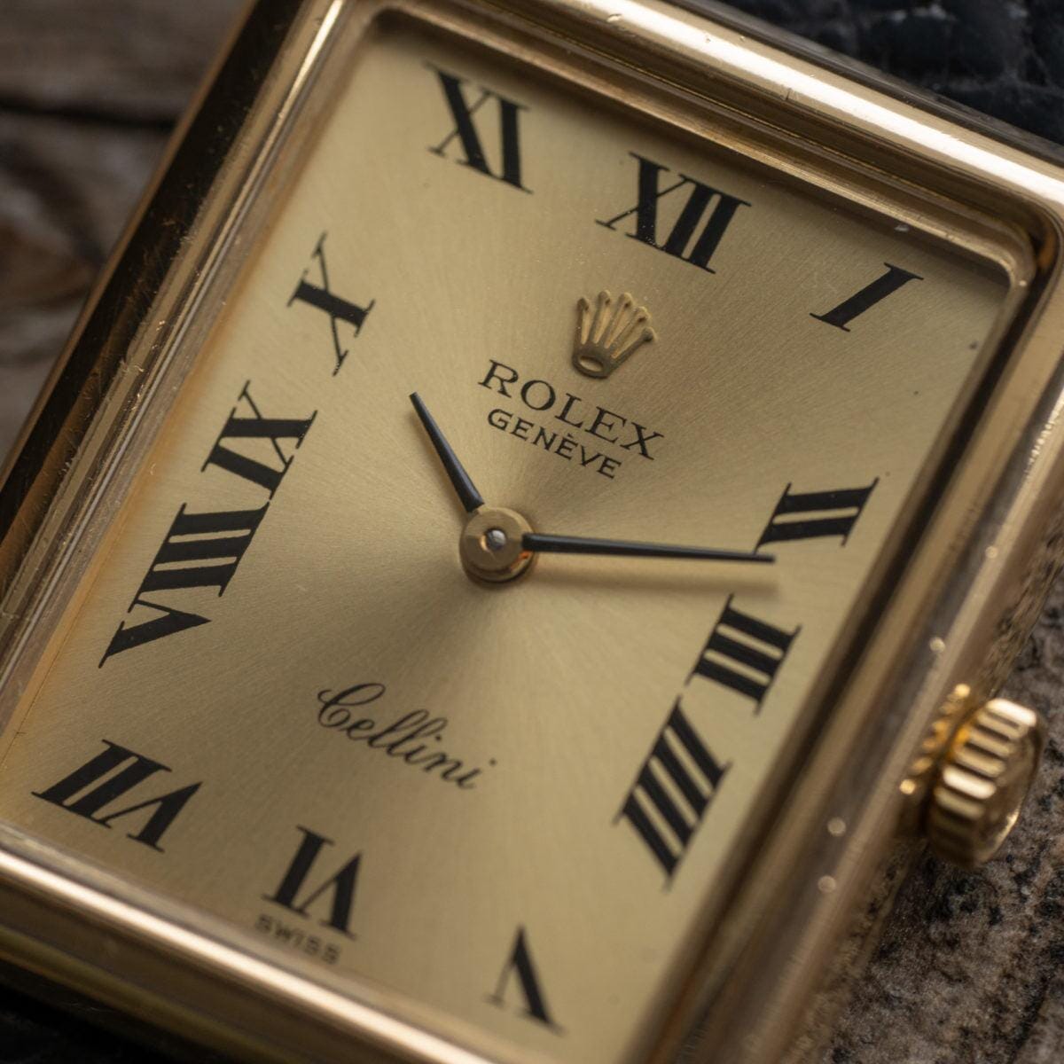 ROLEX Cellini 4103 Rectangle YG 1970s - Arbitro