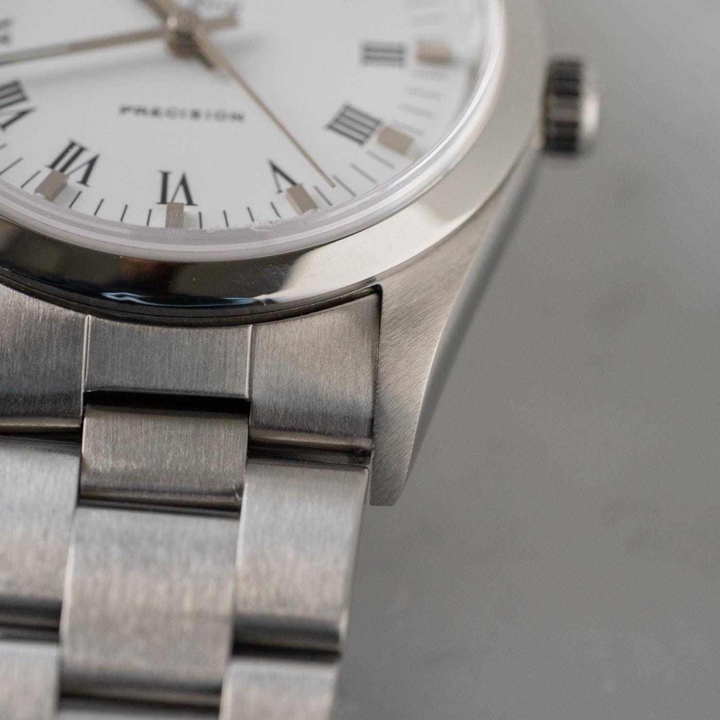 ROLEX Air-King 14000M White Roman Dial - Arbitro