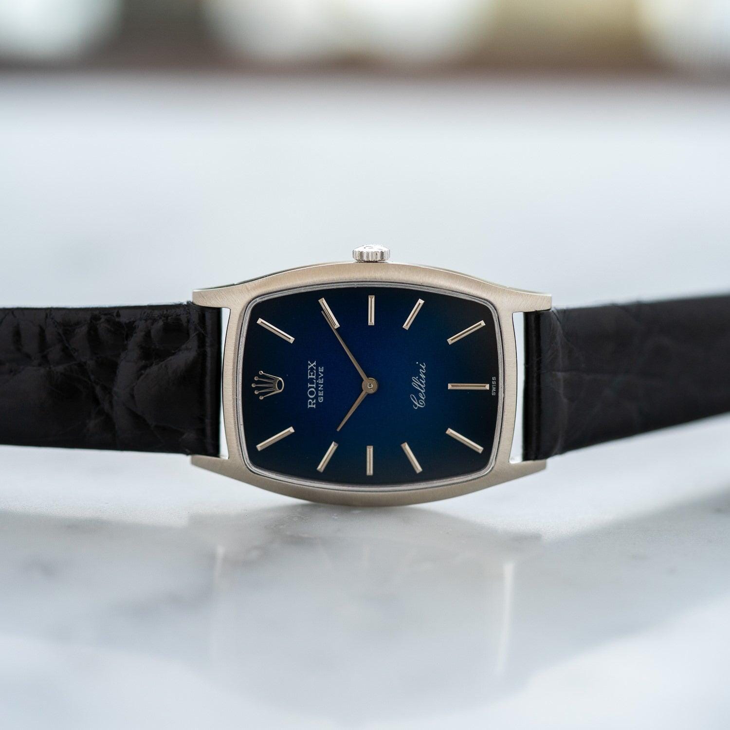 ROLEX Cellini 3807 WG Navy Gradation - Arbitro