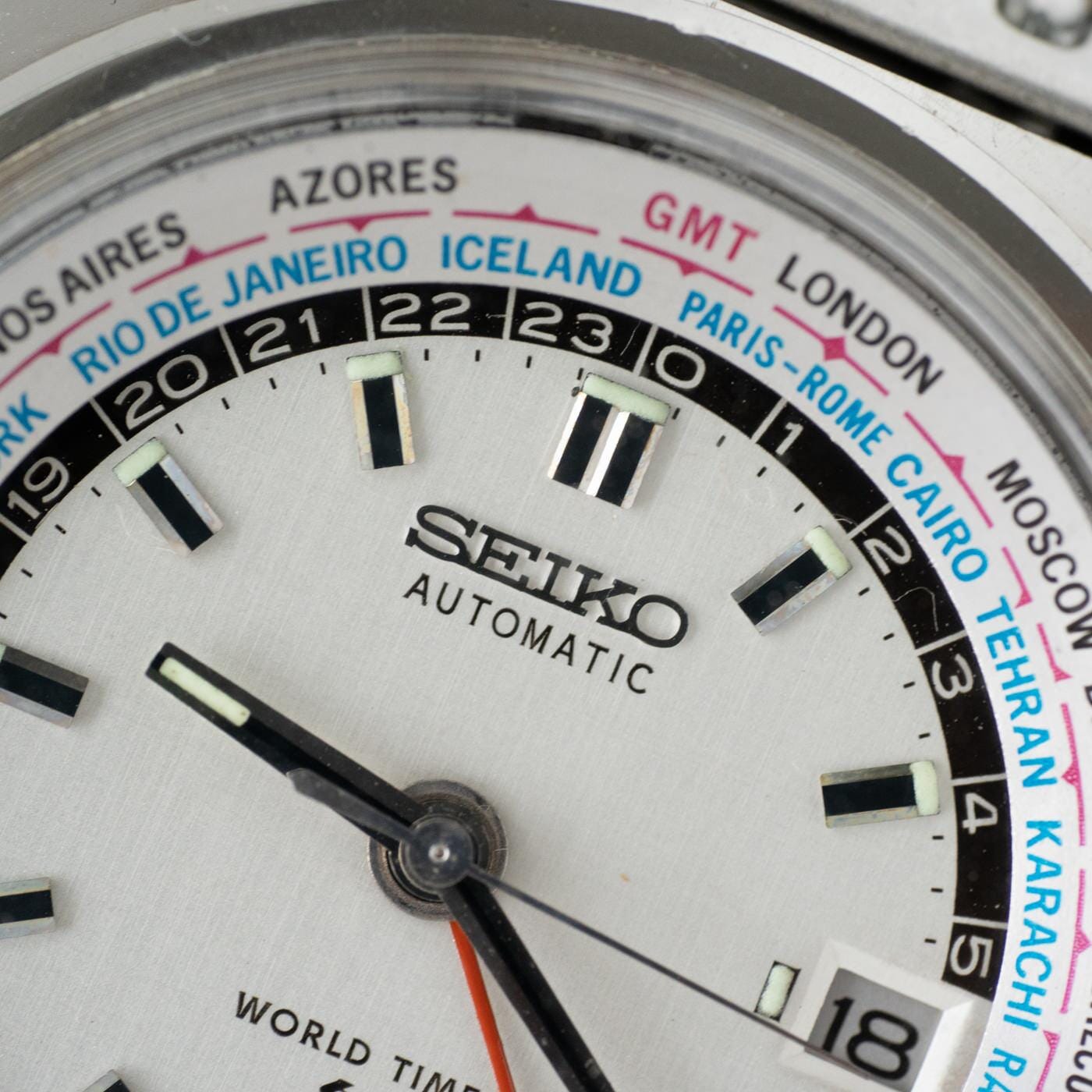 SEIKO WORLD TIME 6117-6400 1970s - Arbitro