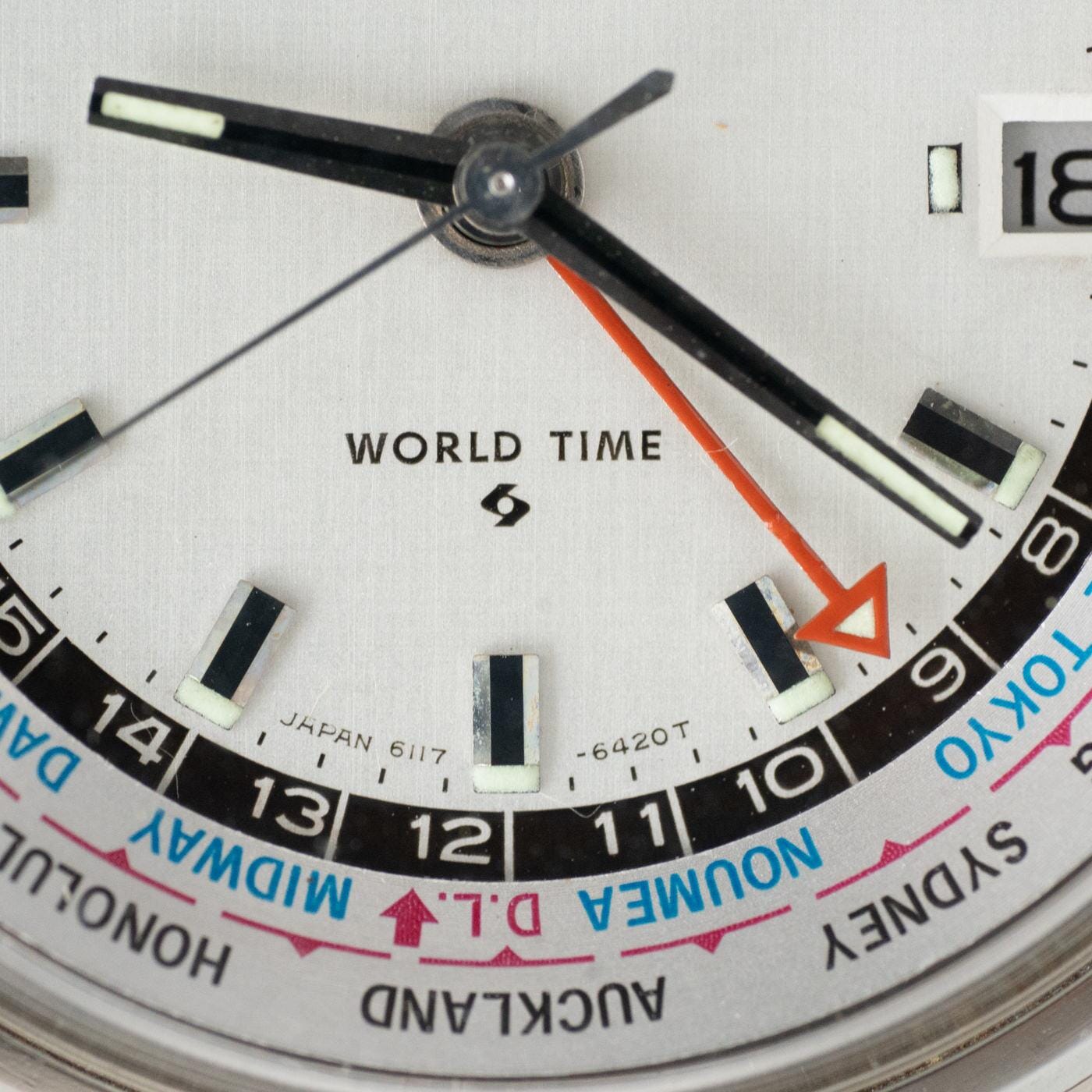 SEIKO WORLD TIME 6117-6400 1970s - Arbitro