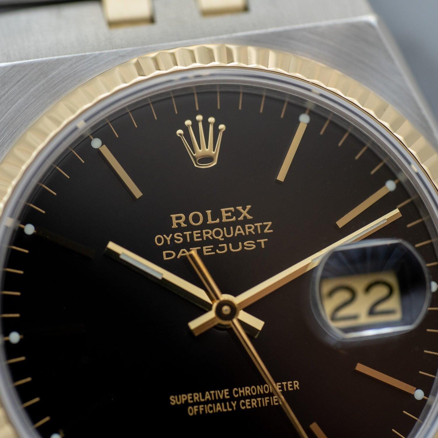 ROLEX OysterQuartz Datejust 17013 Black - Arbitro