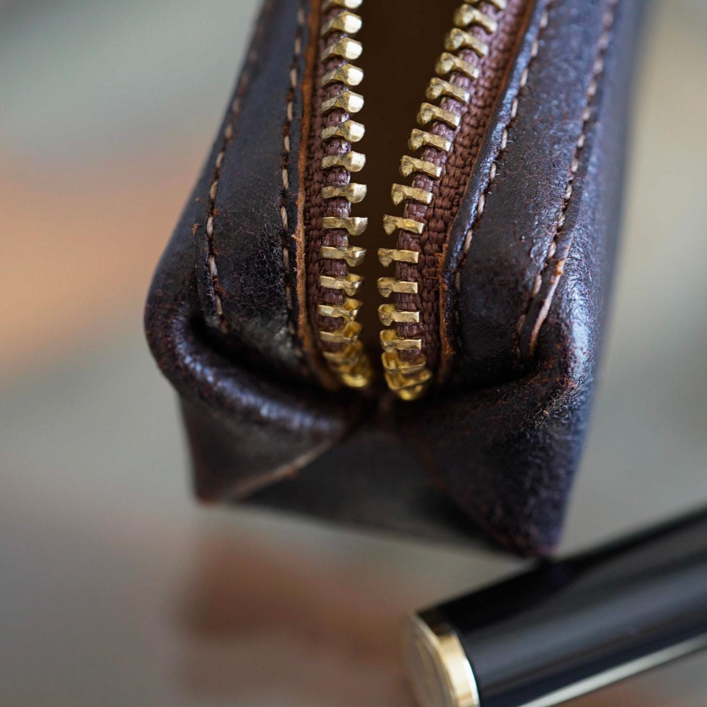 Horween Horse Leather Pen Case - Arbitro
