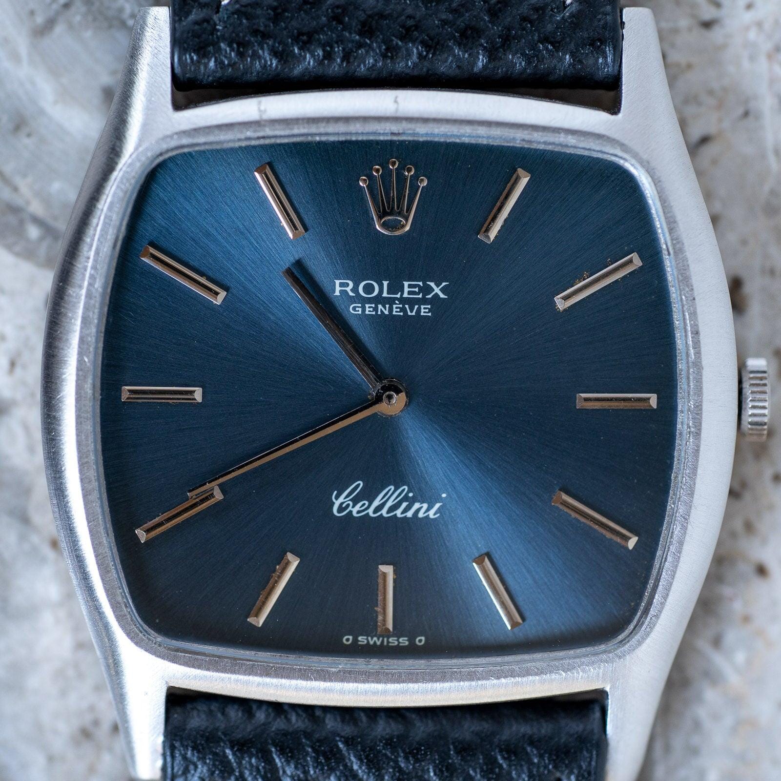 ROLEX Cellini 3805 WG Navy Dial - Arbitro