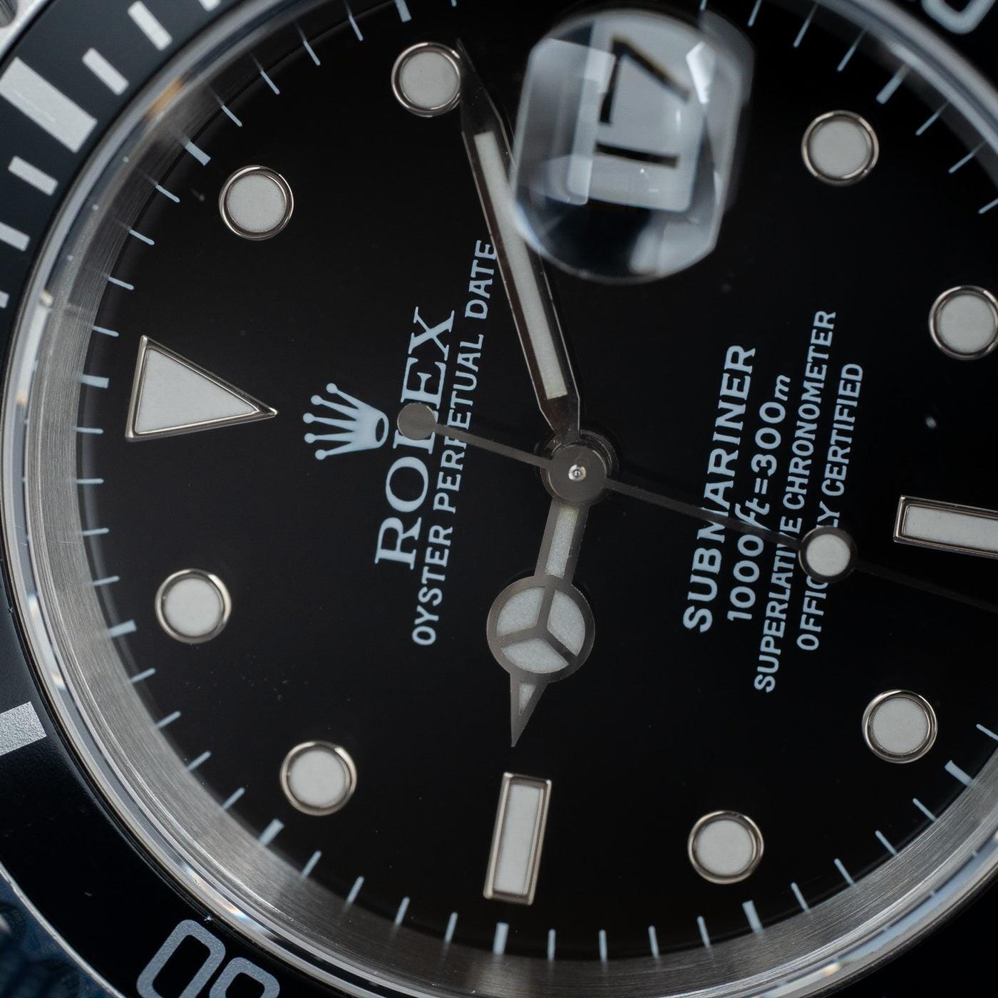 ROLEX Submariner Date 16610 Tritium - Arbitro