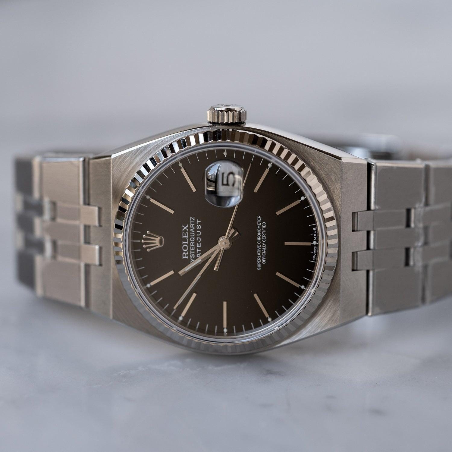 ROLEX OysterQuartz Datejust 17014 Black / ロレックス オイスタークォーツ デイトジャスト 17014 