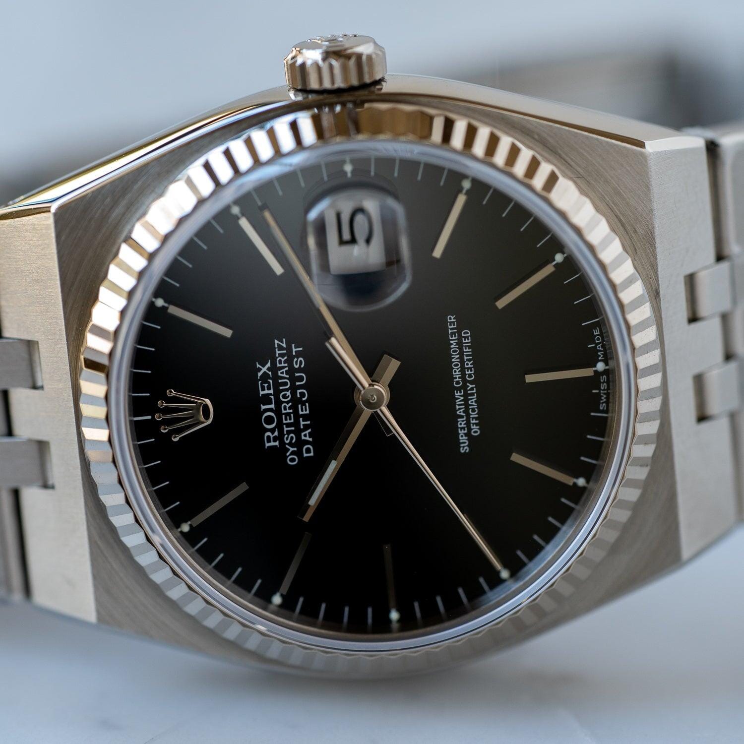 ROLEX OysterQuartz Datejust 17014 Black / ロレックス オイスタークォーツ デイトジャスト 17014 