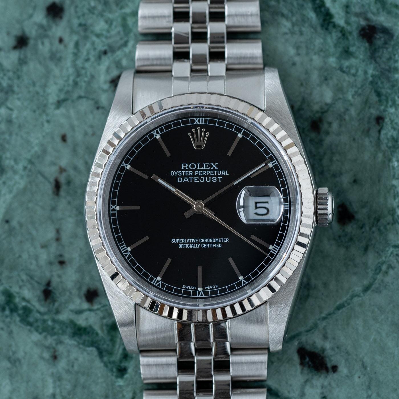 ROLEX Oyster Perpetual Datejust 16234 Black - Arbitro