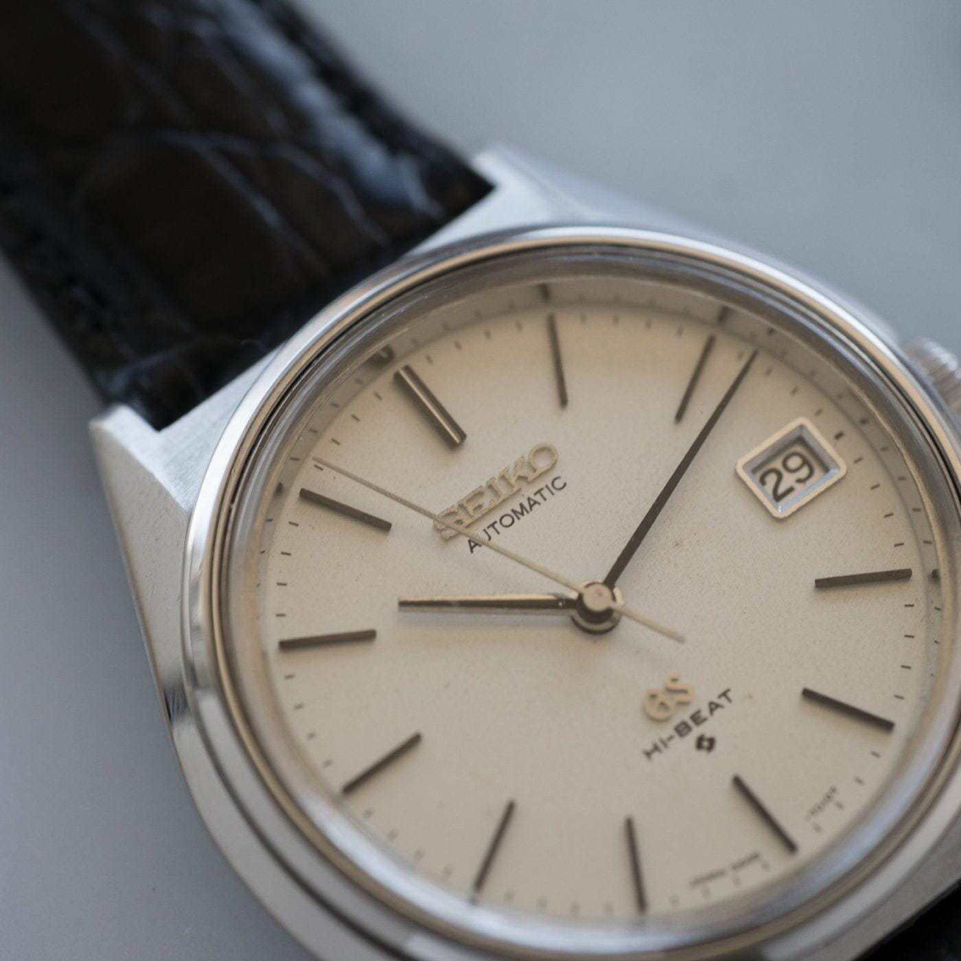 GRAND SEIKO Hi-BEAT 5645-7010 Ivory Dial 1970s - Arbitro