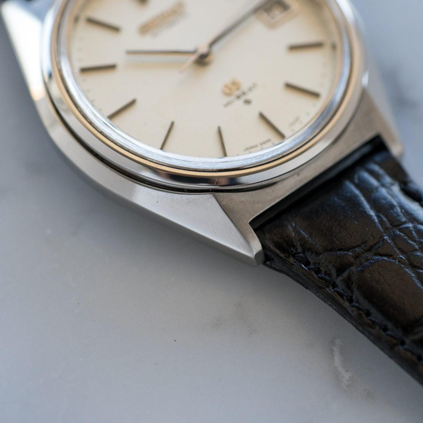 GRAND SEIKO Hi-BEAT 5645-7010 Ivory Dial 1970s - Arbitro