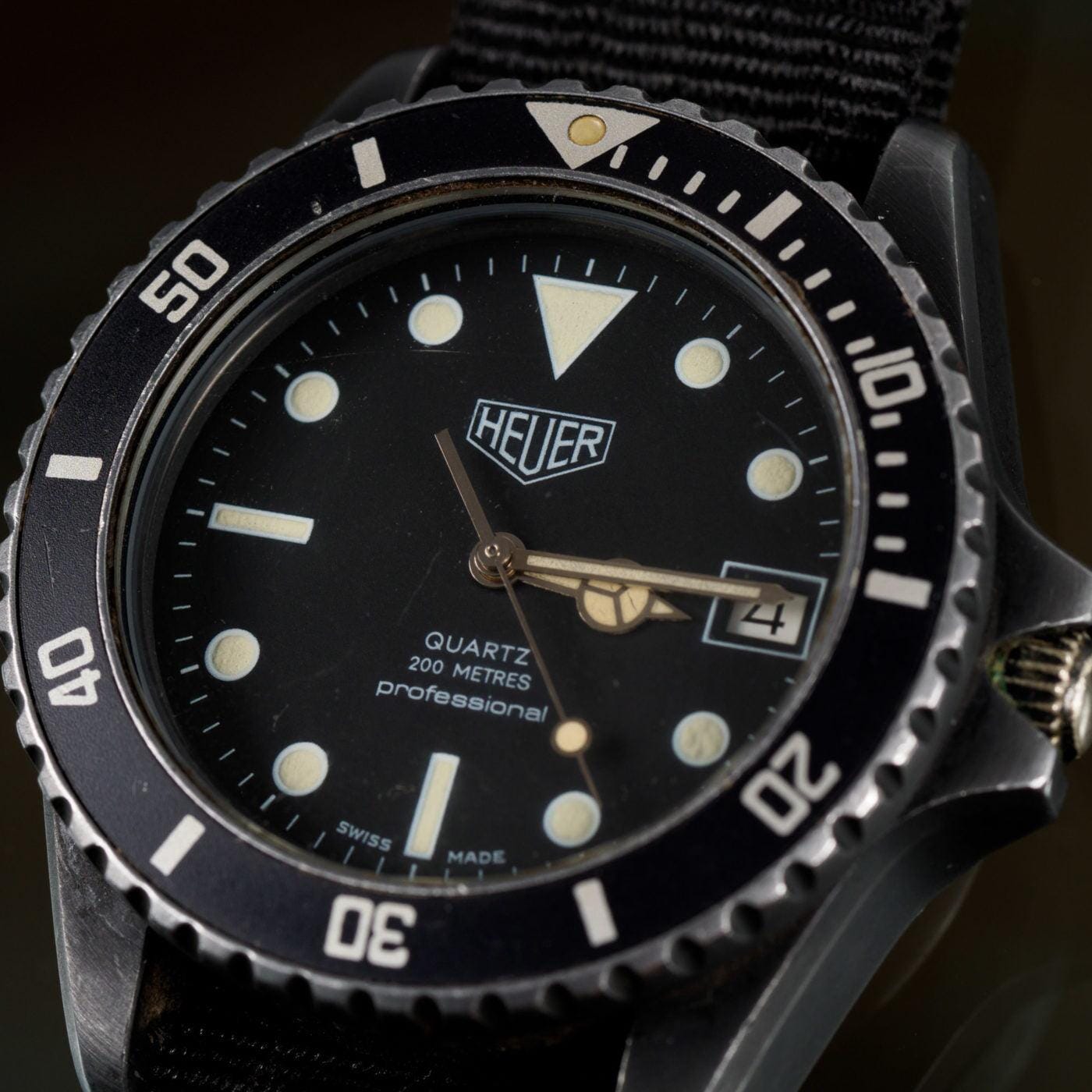 HEUER Diver 980.026 PVD "Black Coral" - Arbitro