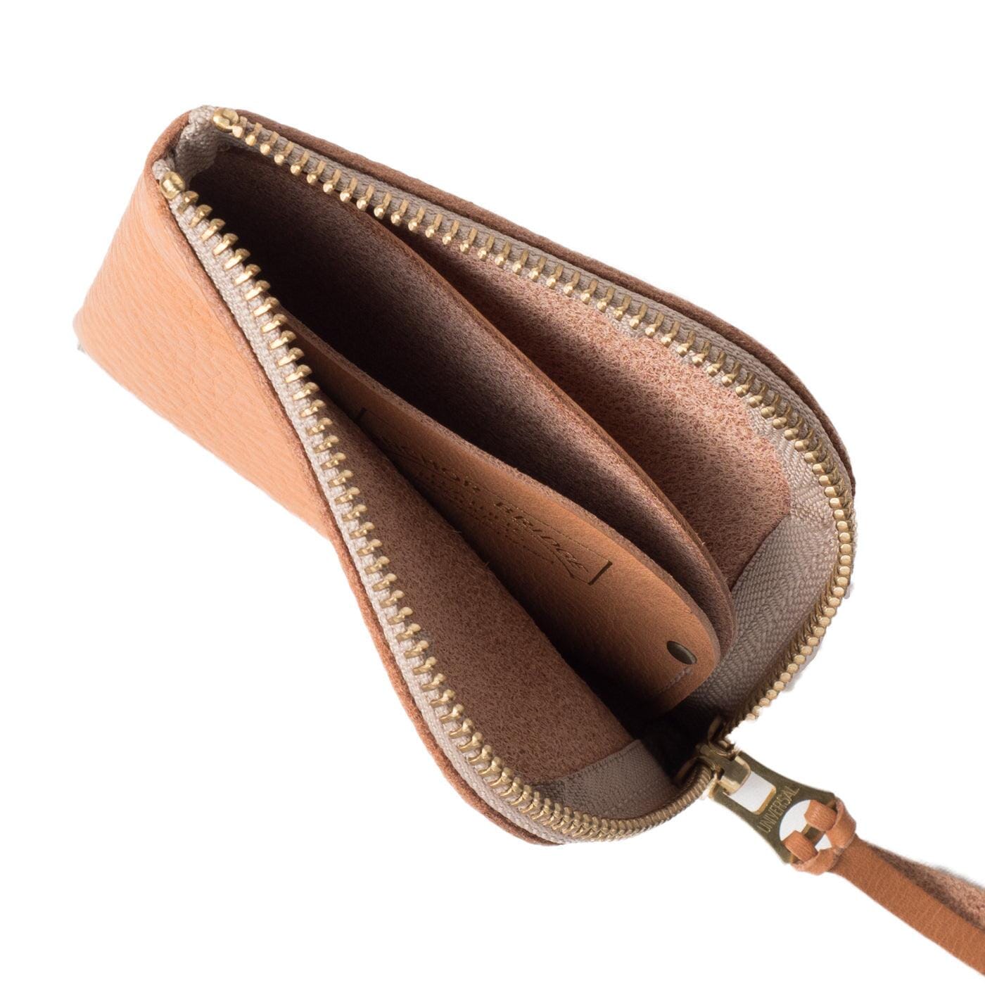 Zip Wallet Embossed Leather Limited Edition (Beige) - Arbitro
