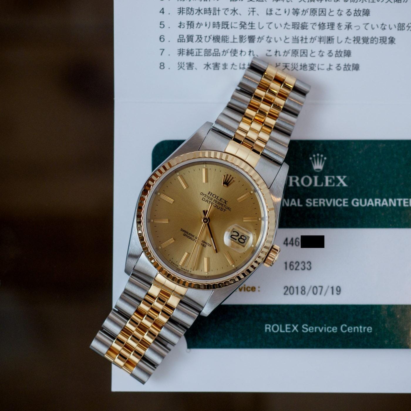 ROLEX Oyster Perpetual Datejust 16233 - Arbitro