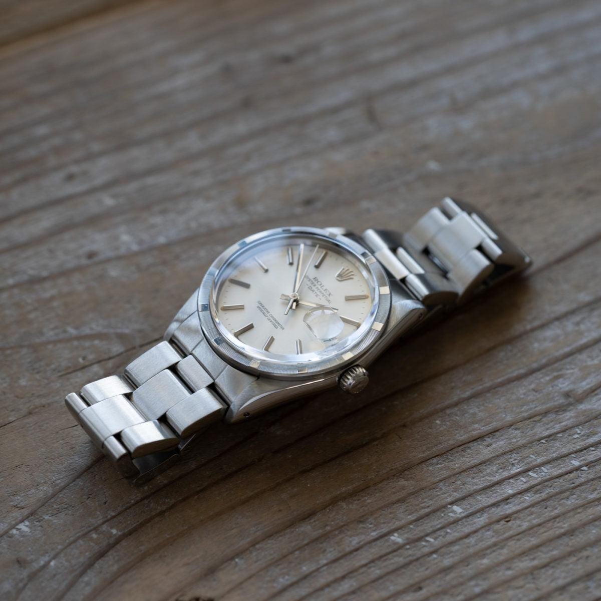 ROLEX Oyster Perpetual Date 15010 Ivory Dial 1980s - Arbitro