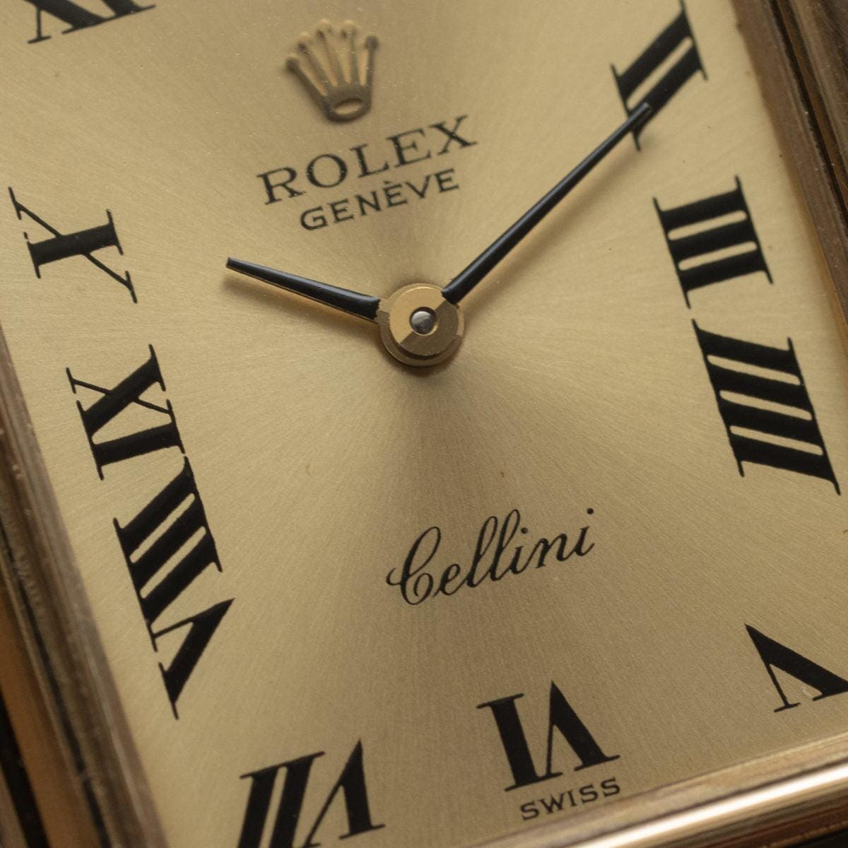 ROLEX Cellini 4103 Rectangle YG 1970s - Arbitro