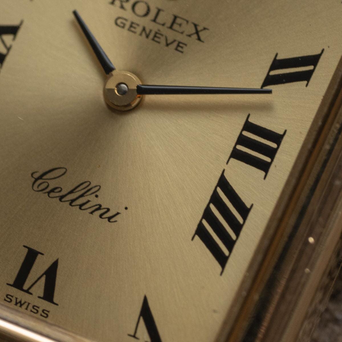 ROLEX Cellini 4103 Rectangle YG 1970s - Arbitro