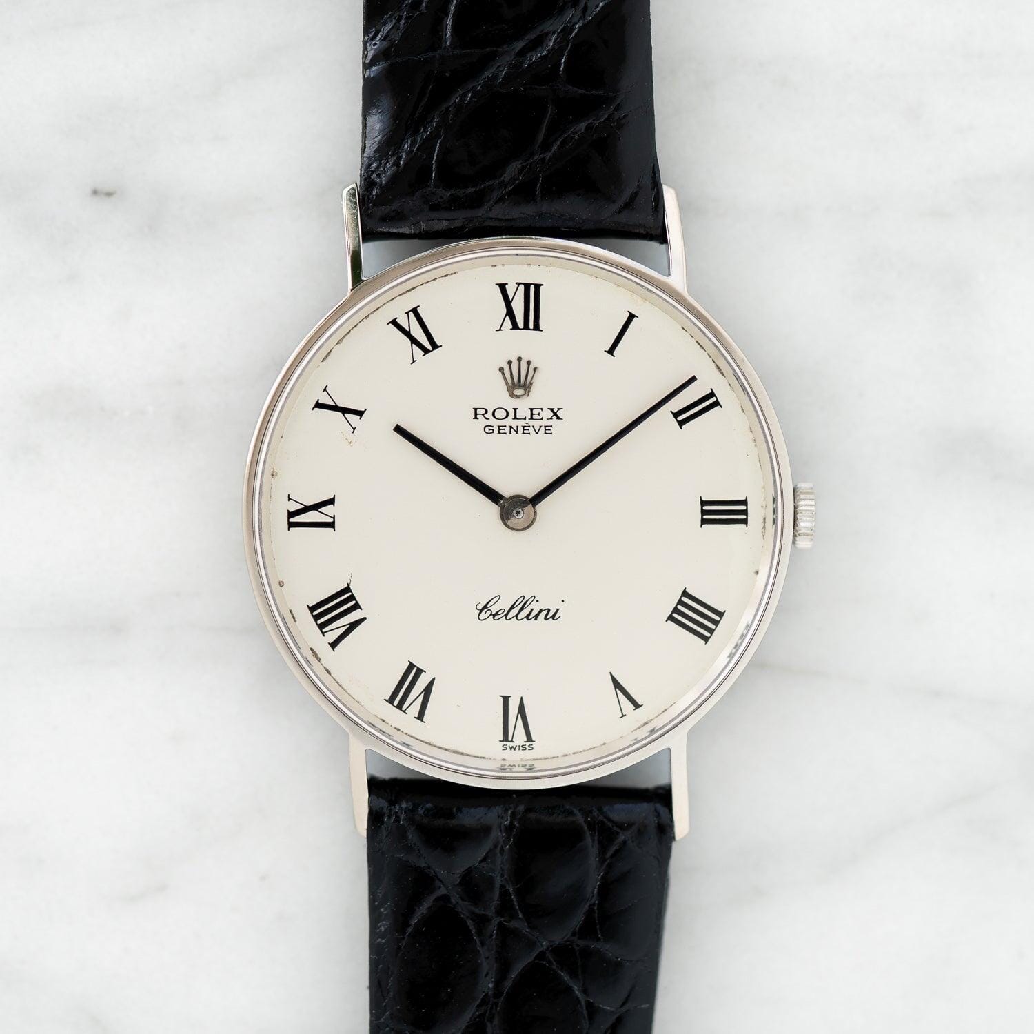 ROLEX Cellini 3833 WG Roman Dial - Arbitro