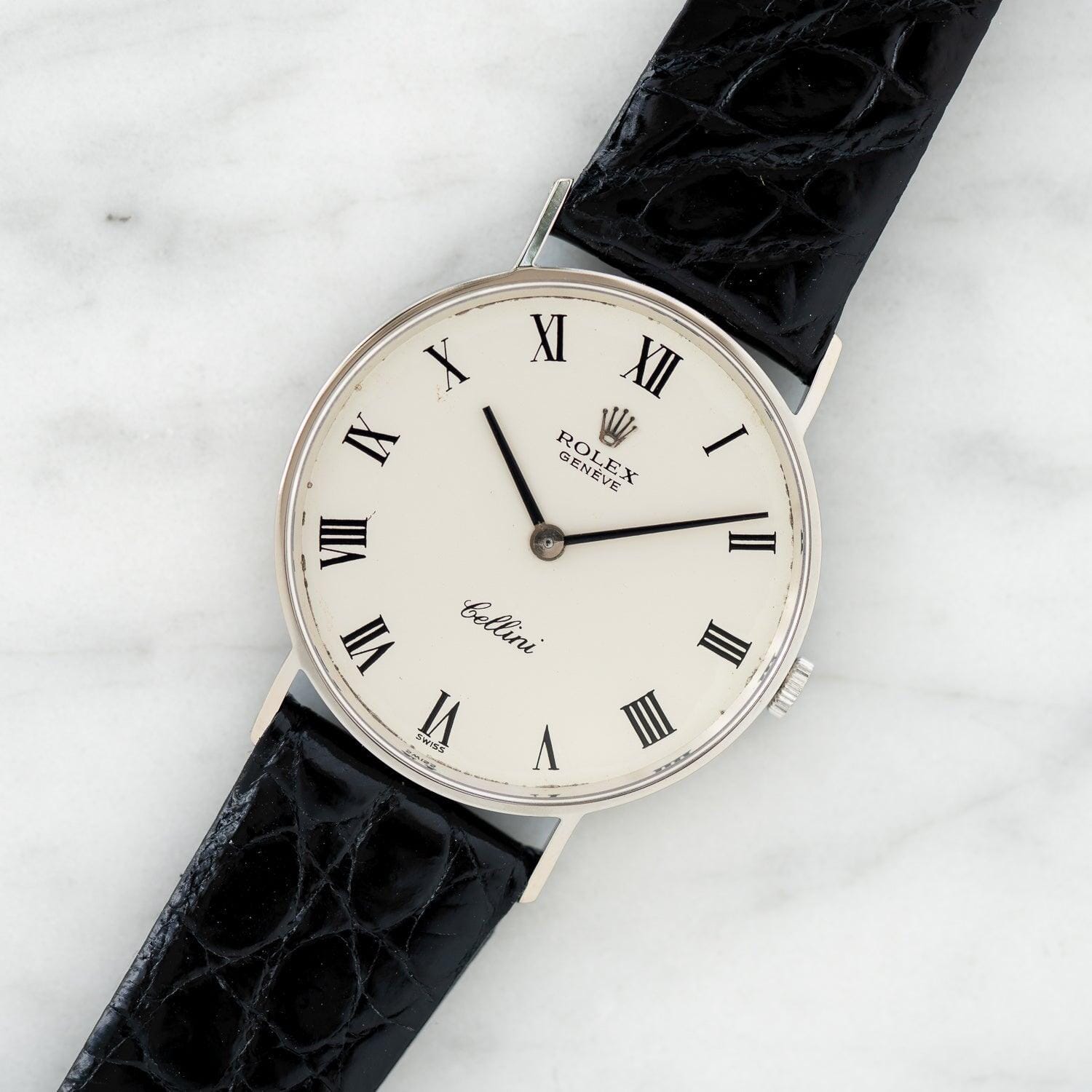 ROLEX Cellini 3833 WG Roman Dial - Arbitro